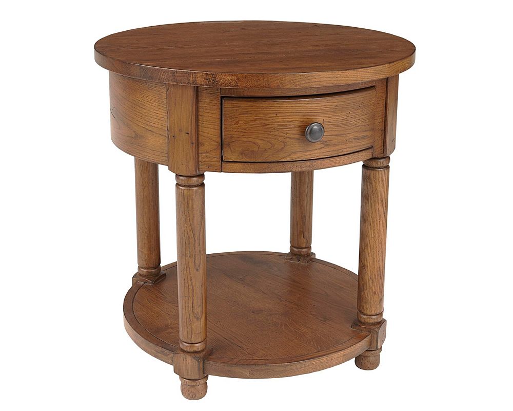Attic Heirlooms Round End Table Broyhill