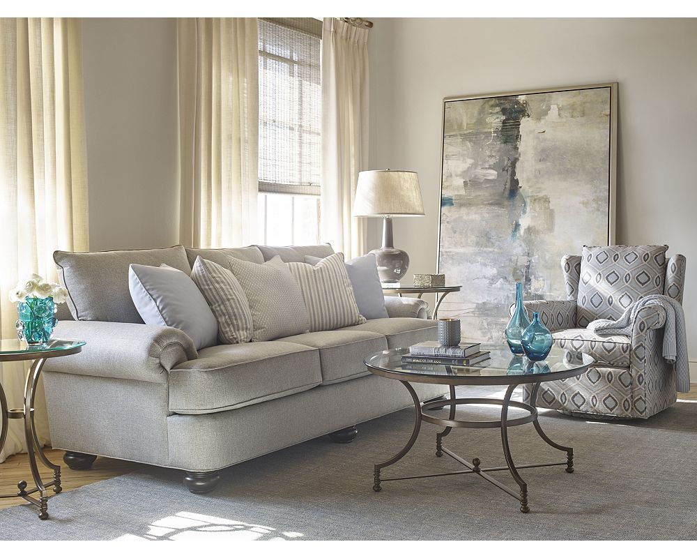 Portofino 3 Seat Sofa (Express) (Bun Foot) Sofas Living Room