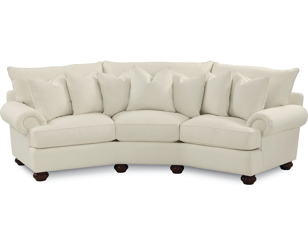 Portofino Wedge Sofa (Panel Arm, Bun Foot) Sofas Living Room Thomasville Furniture