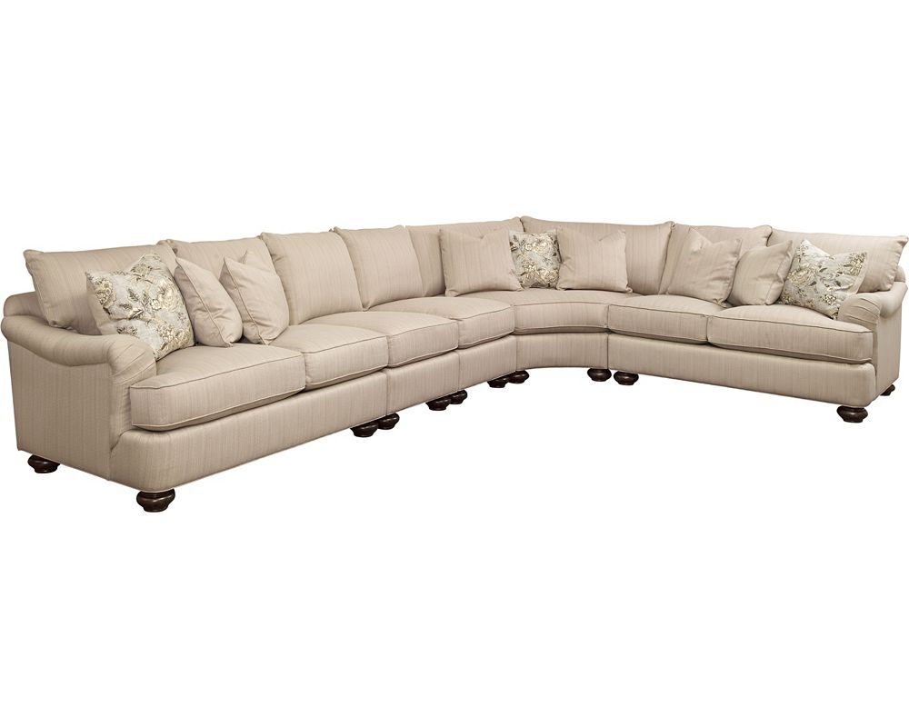Portofino Sectional (English Arm, Bun Foot) Thomasville Furniture