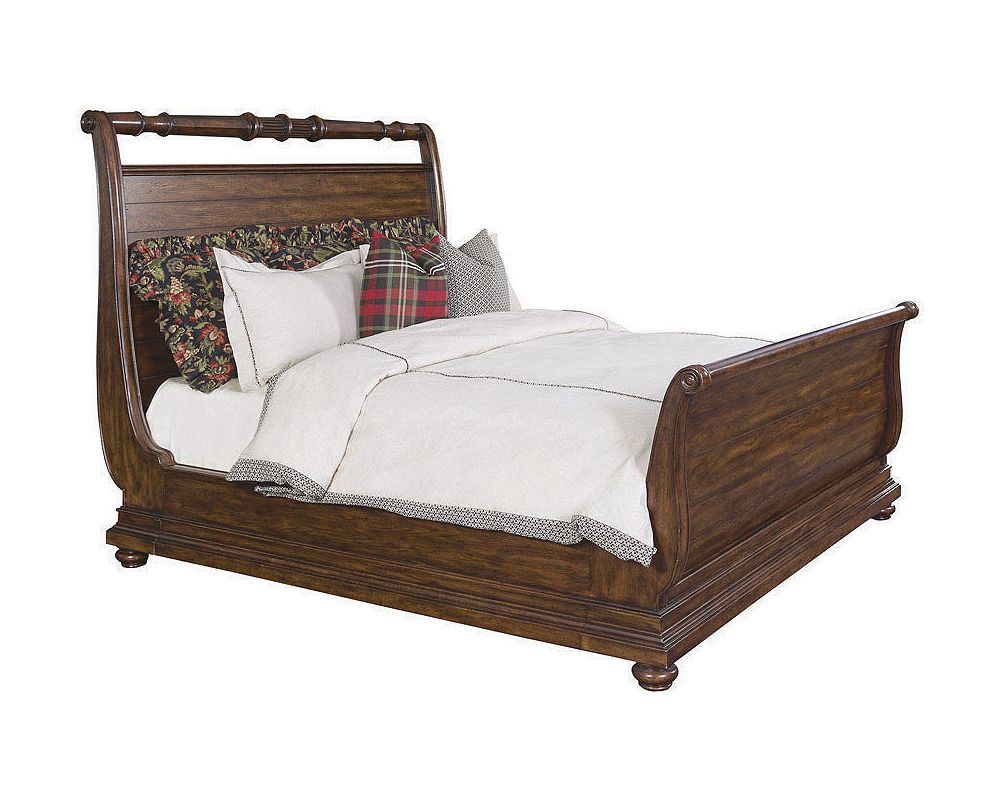 Britain Abby Lane Sleigh Bed (King) Beds Bedroom Thomasville