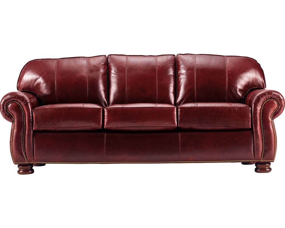 Benjamin 3 Seat Sofa (Leather) Sofas Living Room