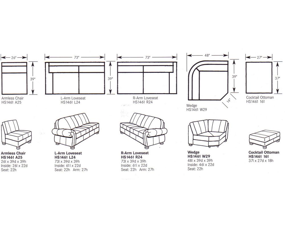 Benjamin Sectional (Leather) | Thomasville Furniture