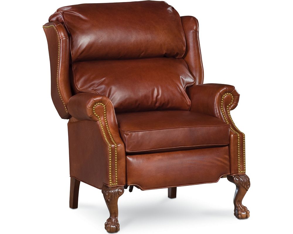 thomasville leather recliner sofa